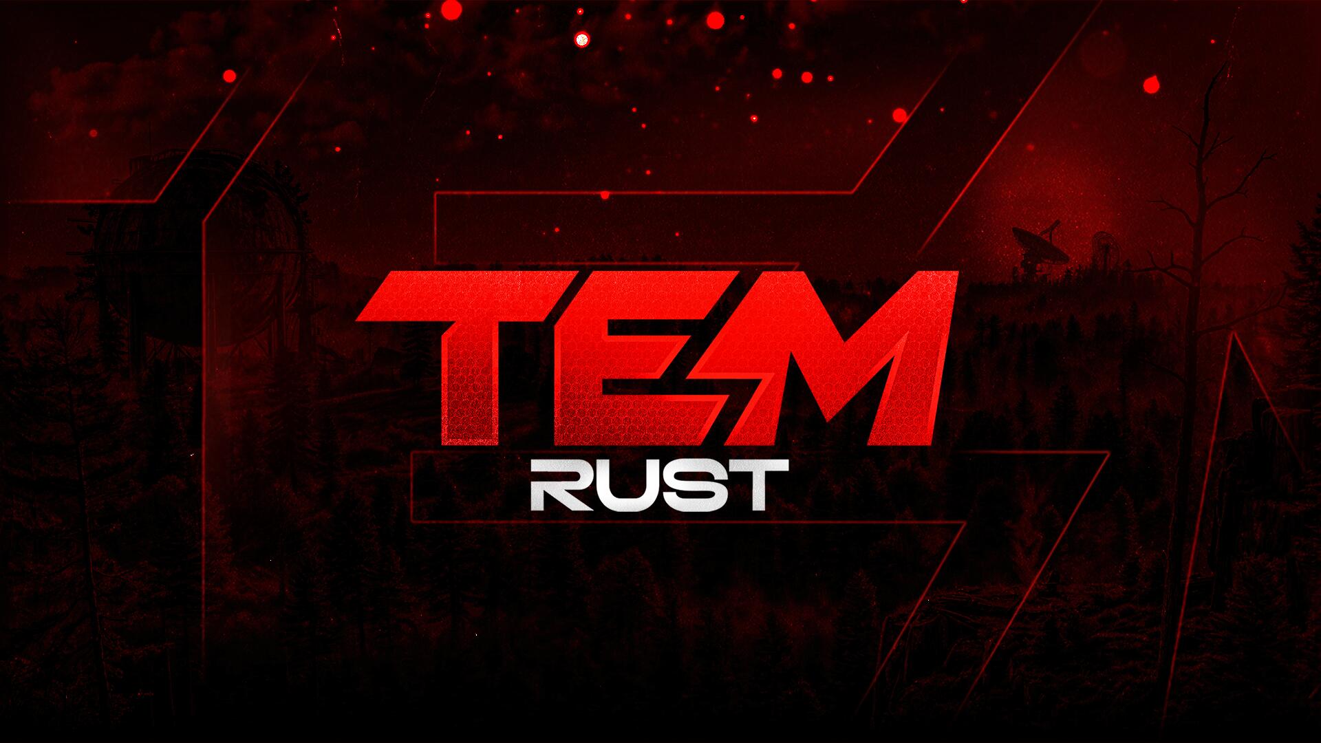 Discovery splash banner for Tem Rust Discord server
