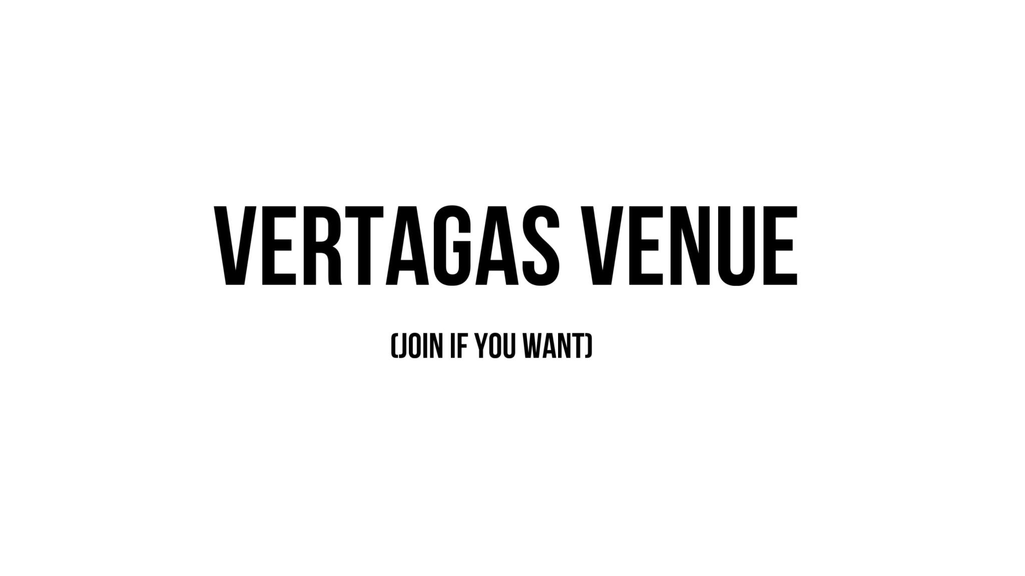 Discovery splash banner for vertaga's venue Discord server