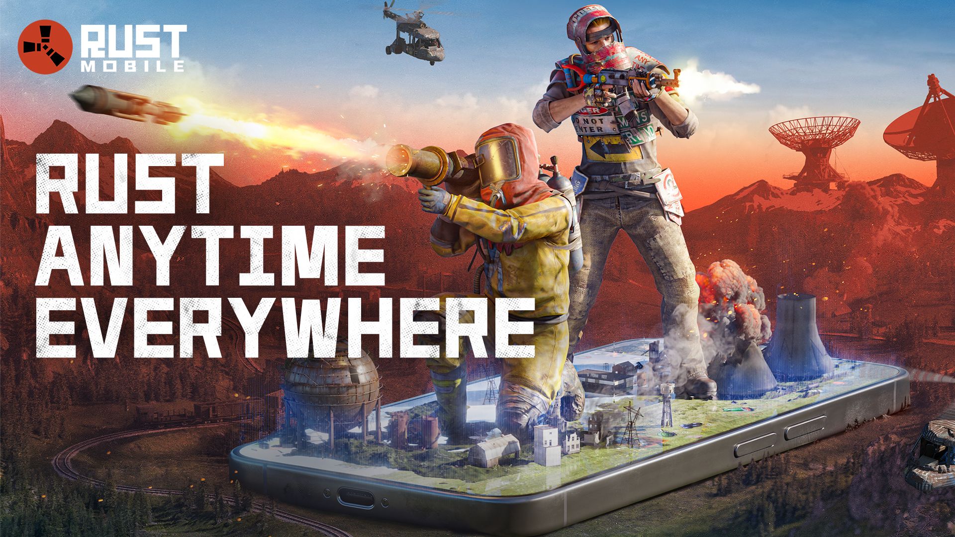 Discovery splash banner for Rust Mobile Discord server