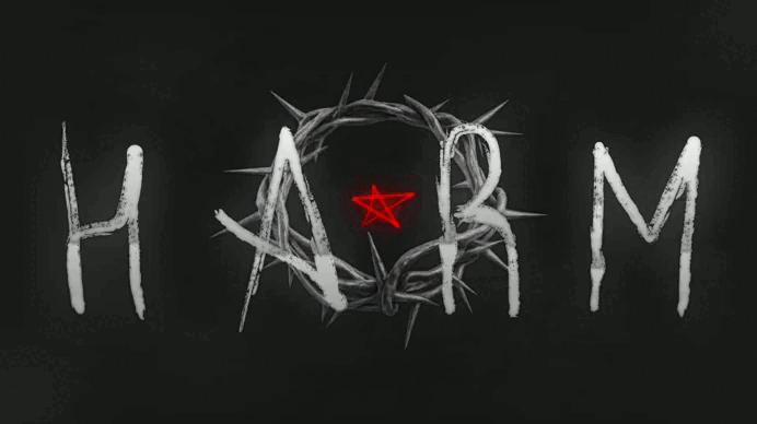 Discovery splash banner for Harm Discord server