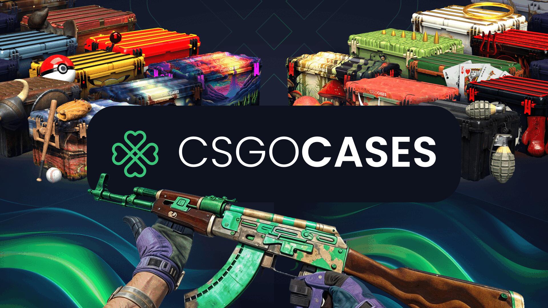 Discovery splash banner for CSGOCASES.COM Discord server