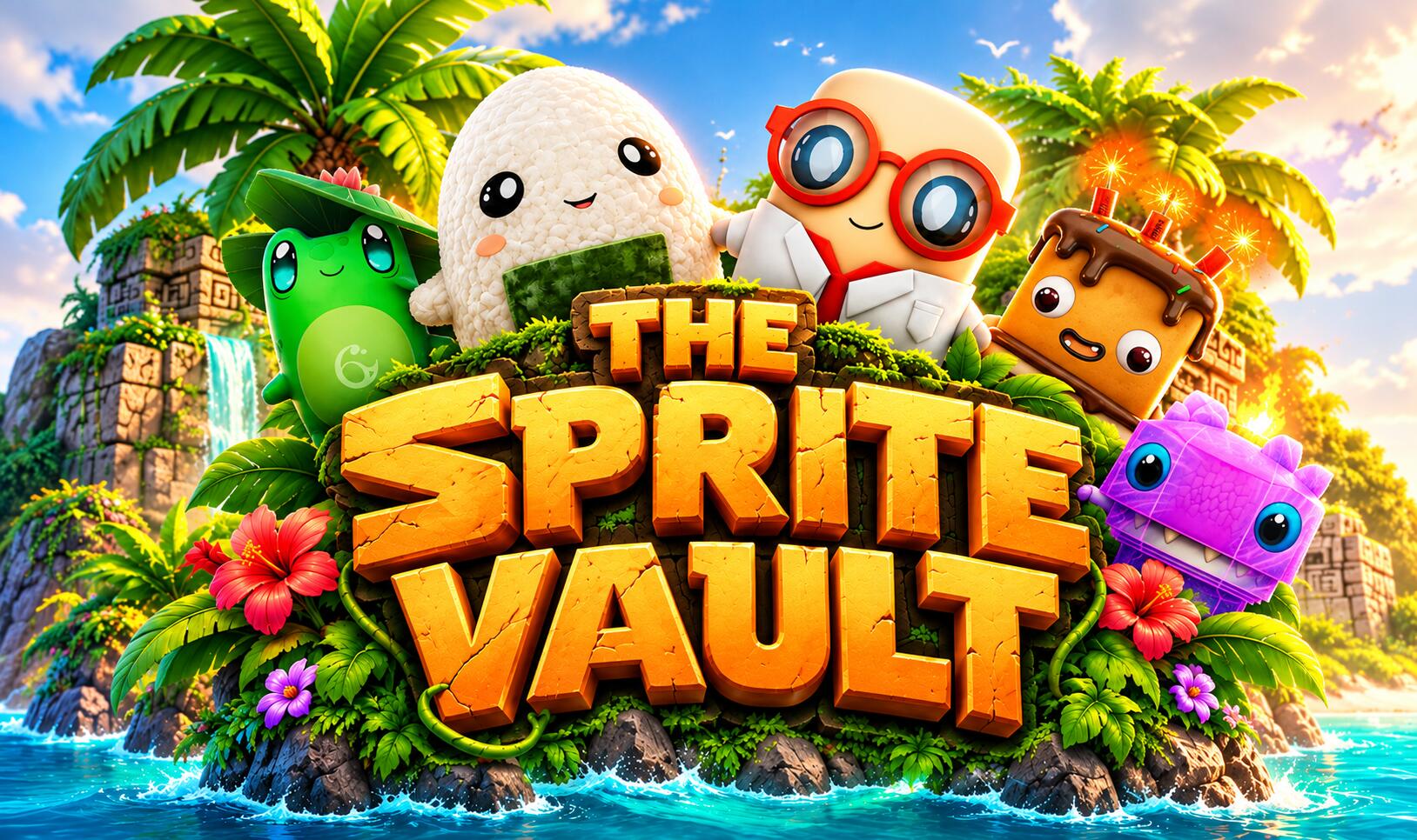 Discovery splash banner for The Sprite Vault Discord server