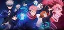 Discovery splash banner for 🦇 Jujutsu Kaisen 🕸 [呪術廻戦] Discord server