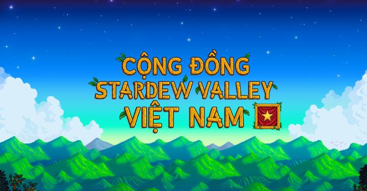 Discovery splash banner for Stardew Valley Việt Nam | Official Discord server