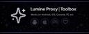 Discovery splash banner for Lumine Bedrock | Toolbox Discord server