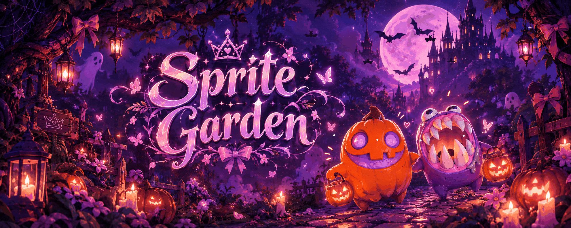 Discovery splash banner for Sprite Garden Discord server