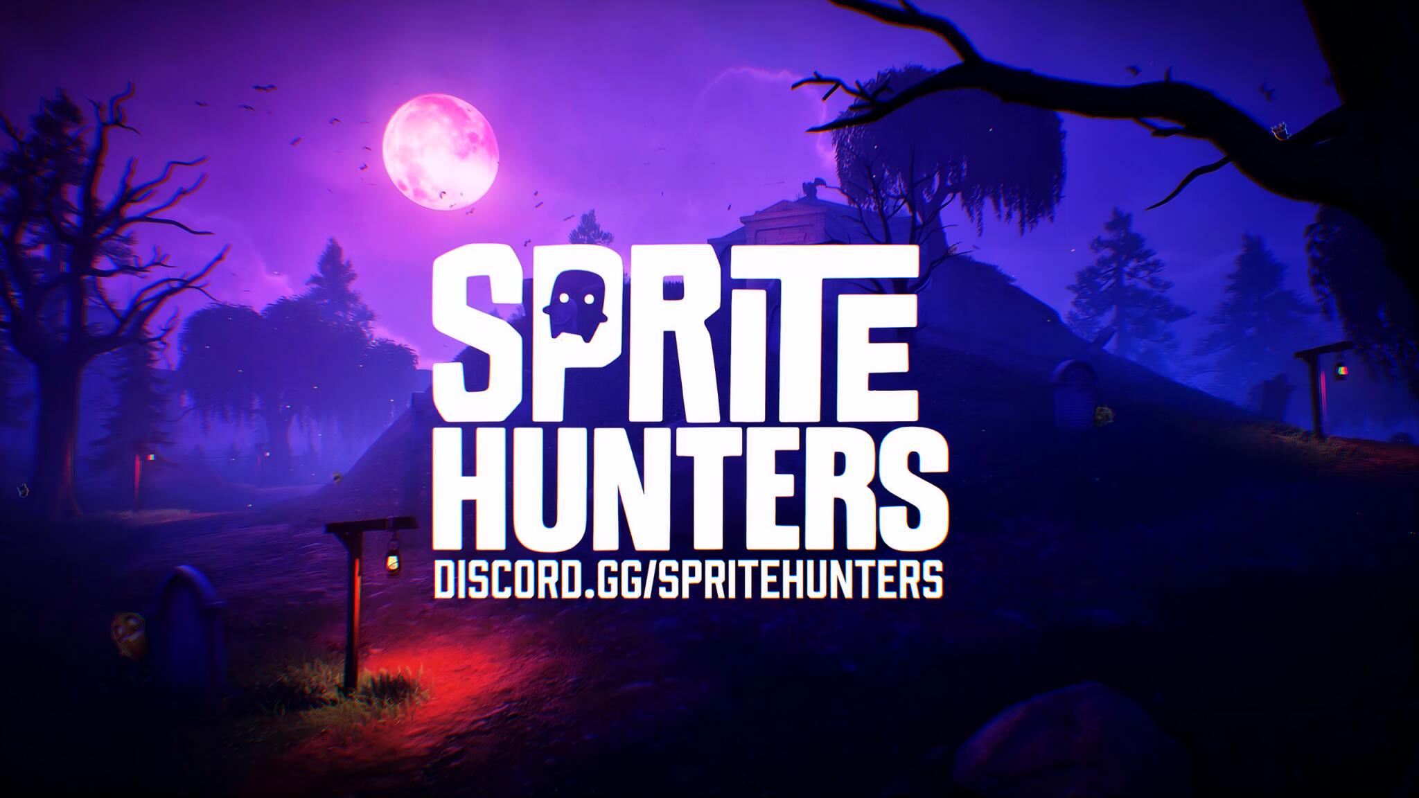 Discovery splash banner for The Sprite Hunters Discord server