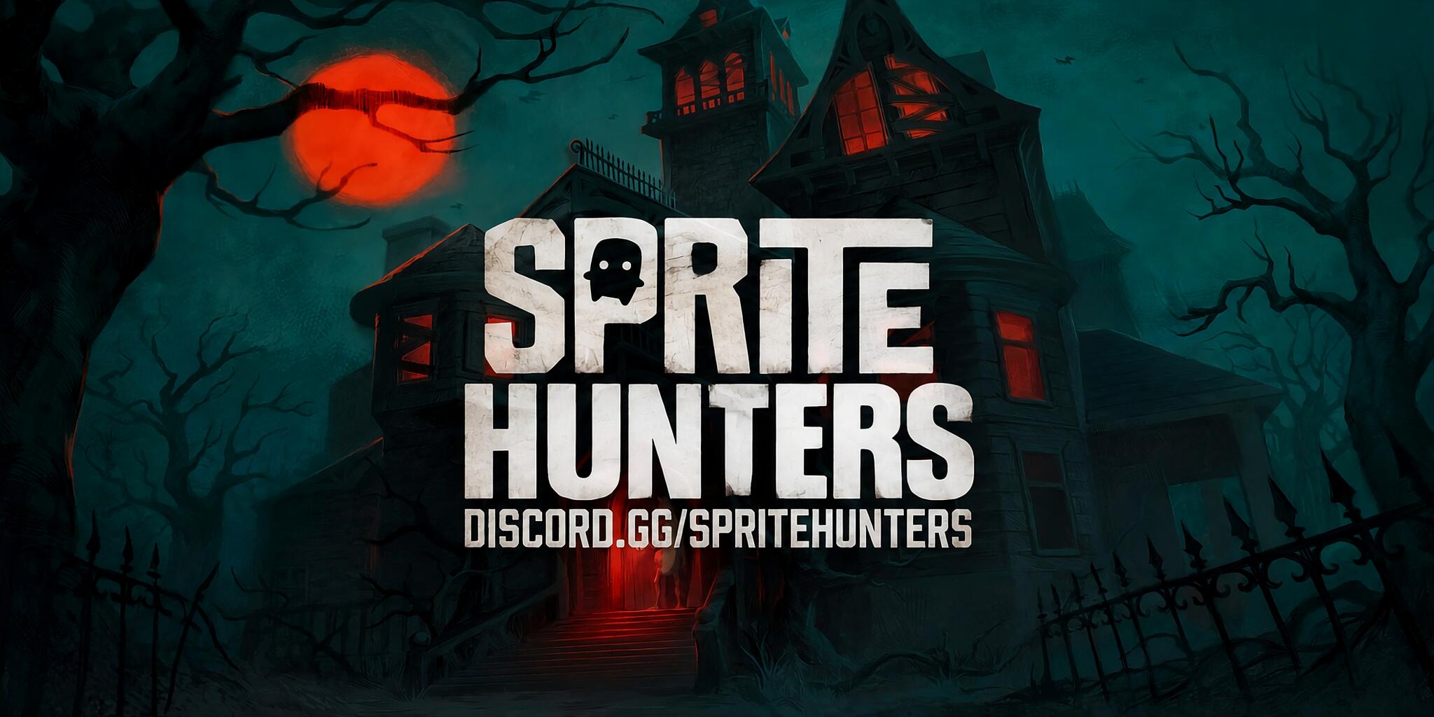 Discovery splash banner for The Sprite Hunters Discord server