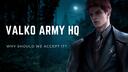 Discovery splash banner for Valko Army HQ Discord server