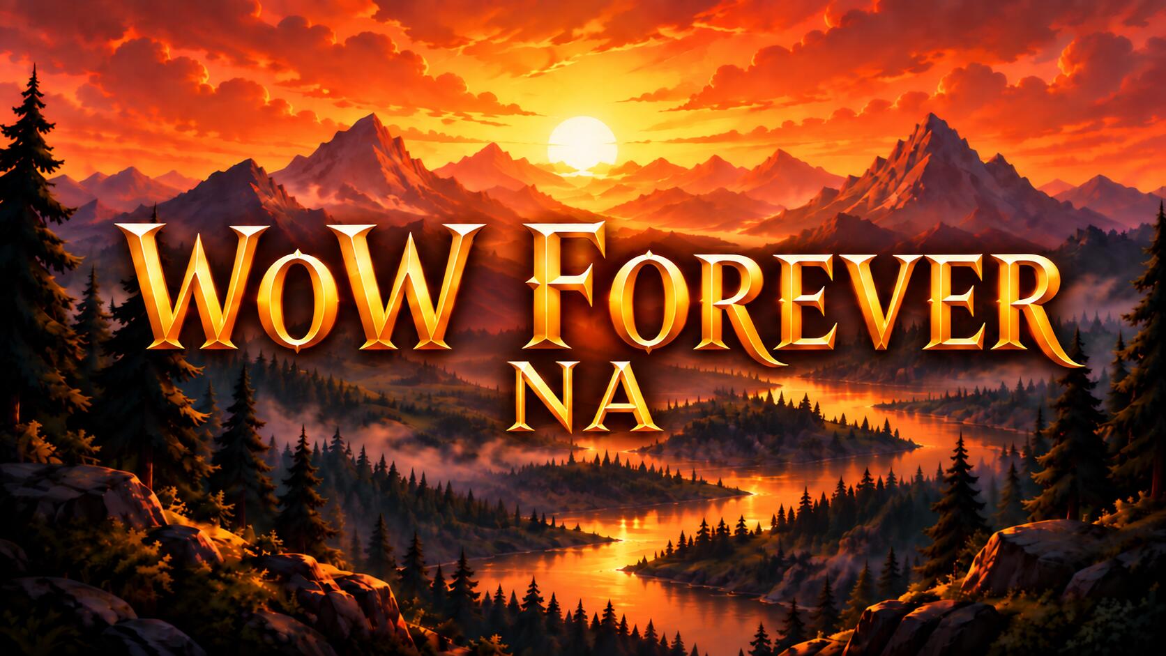 Discovery splash banner for WoW Forever NA Discord server