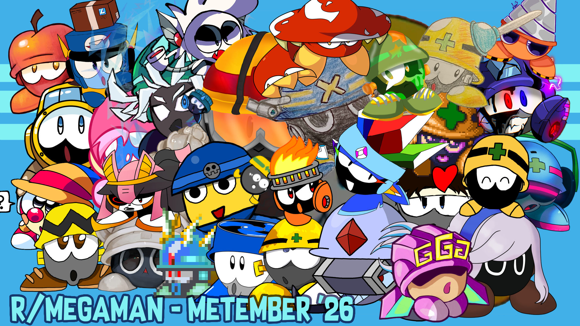 Discovery splash banner for r/Megaman Discord server
