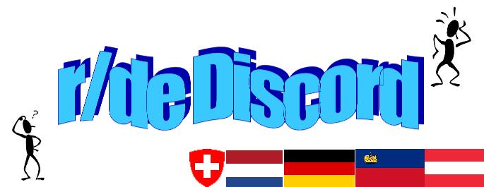 Discovery splash banner for /r/de Discord server