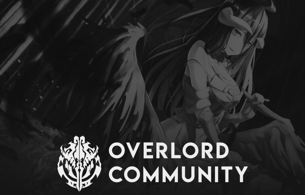 Discovery splash banner for Overlord Community Discord server