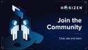 Discovery splash banner for Horizen Discord server