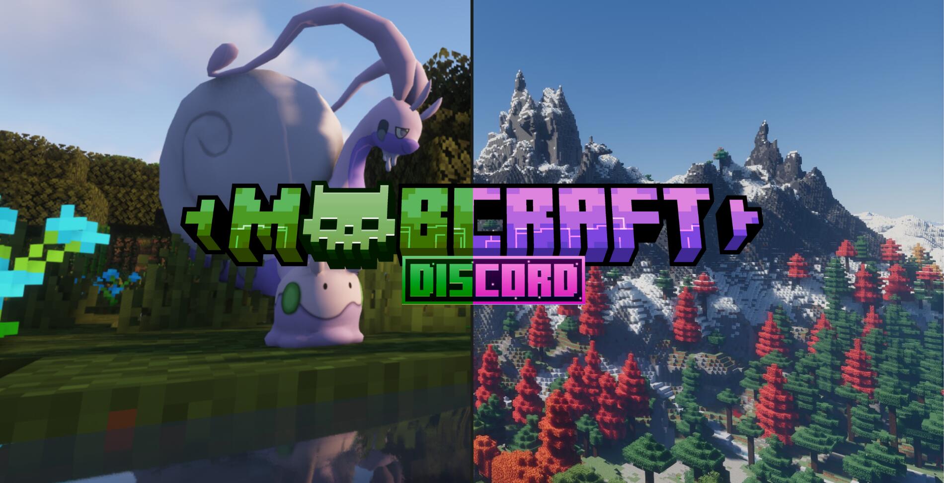 Discovery splash banner for Mobcraft Discord server