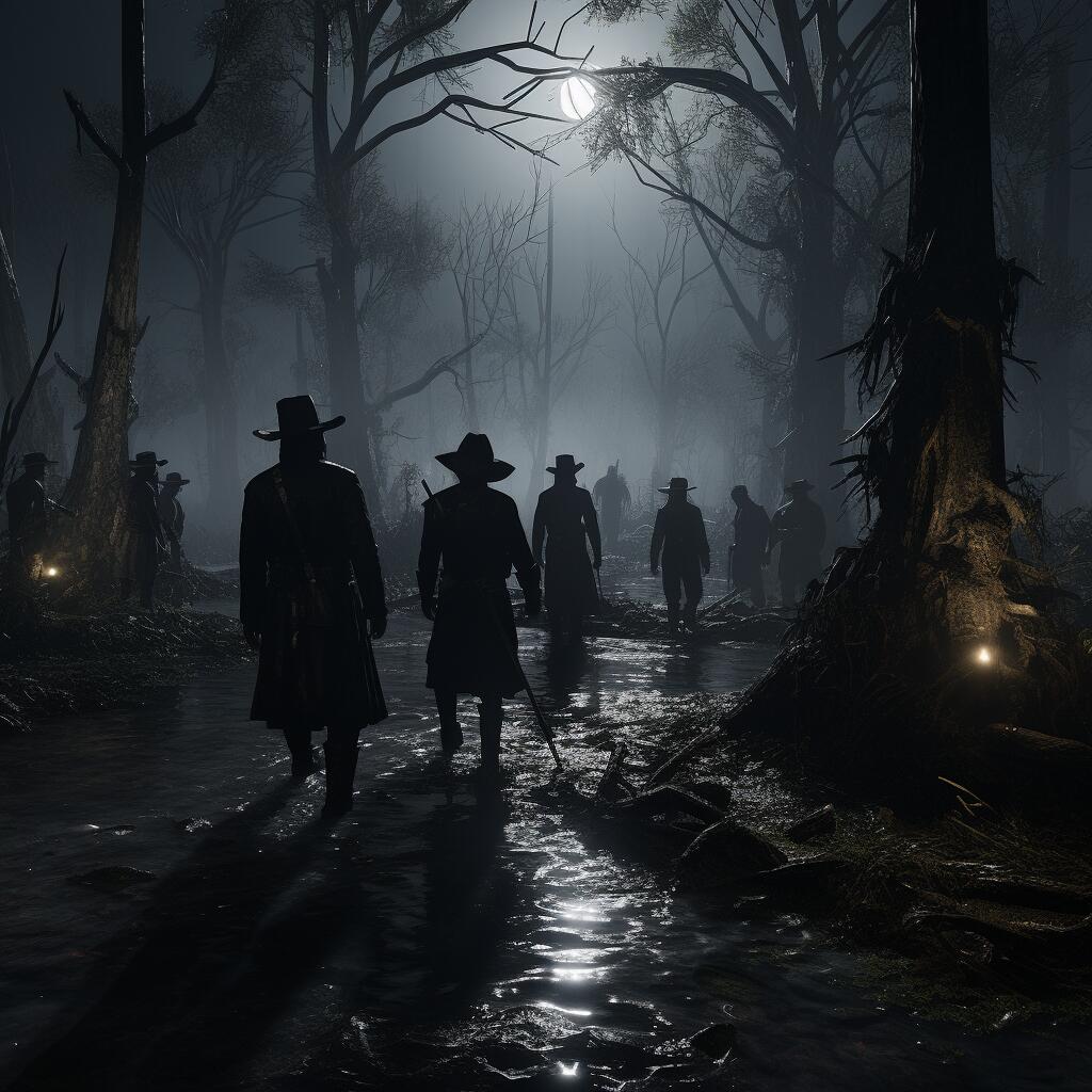 Discovery splash banner for Hunt: Showdown 1896 - France Discord server