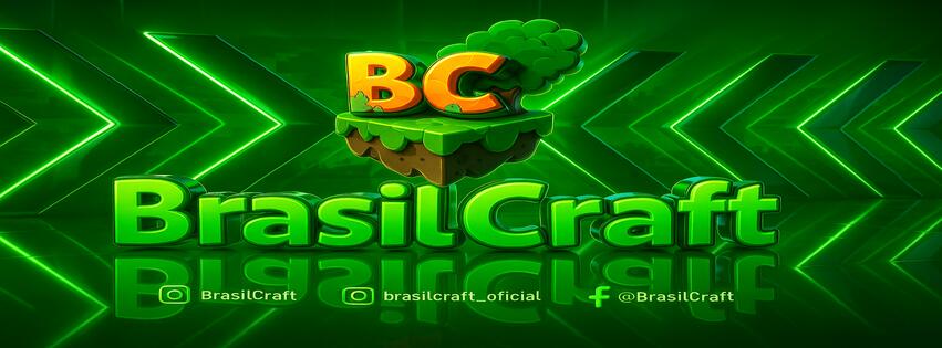 Discovery splash banner for BrasilCraft Discord server