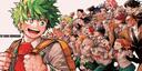 Discovery splash banner for My Hero Academia Discord server