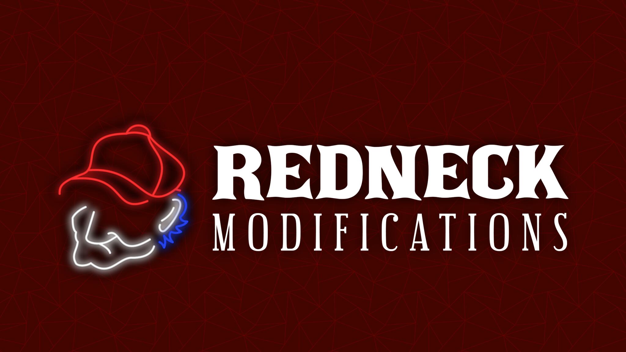 Discovery splash banner for Redneck Modifications Discord server