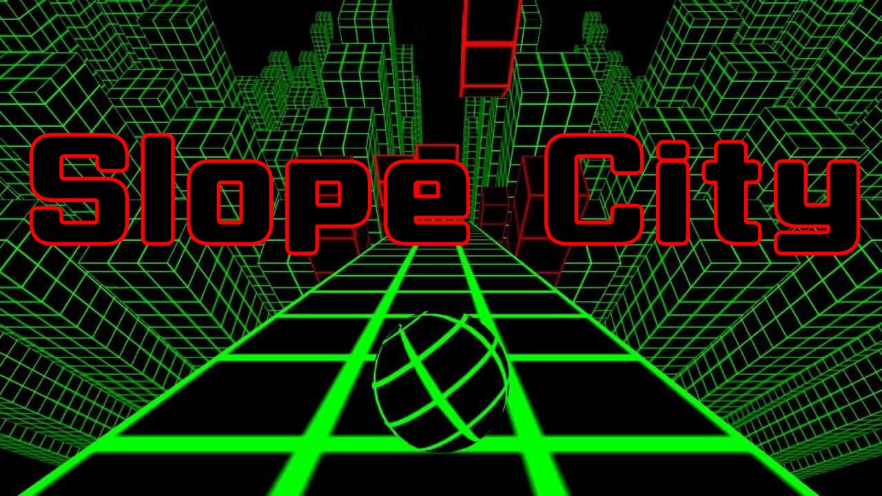 Discovery splash banner for Slope City | Gaming & Anime Community Discord server