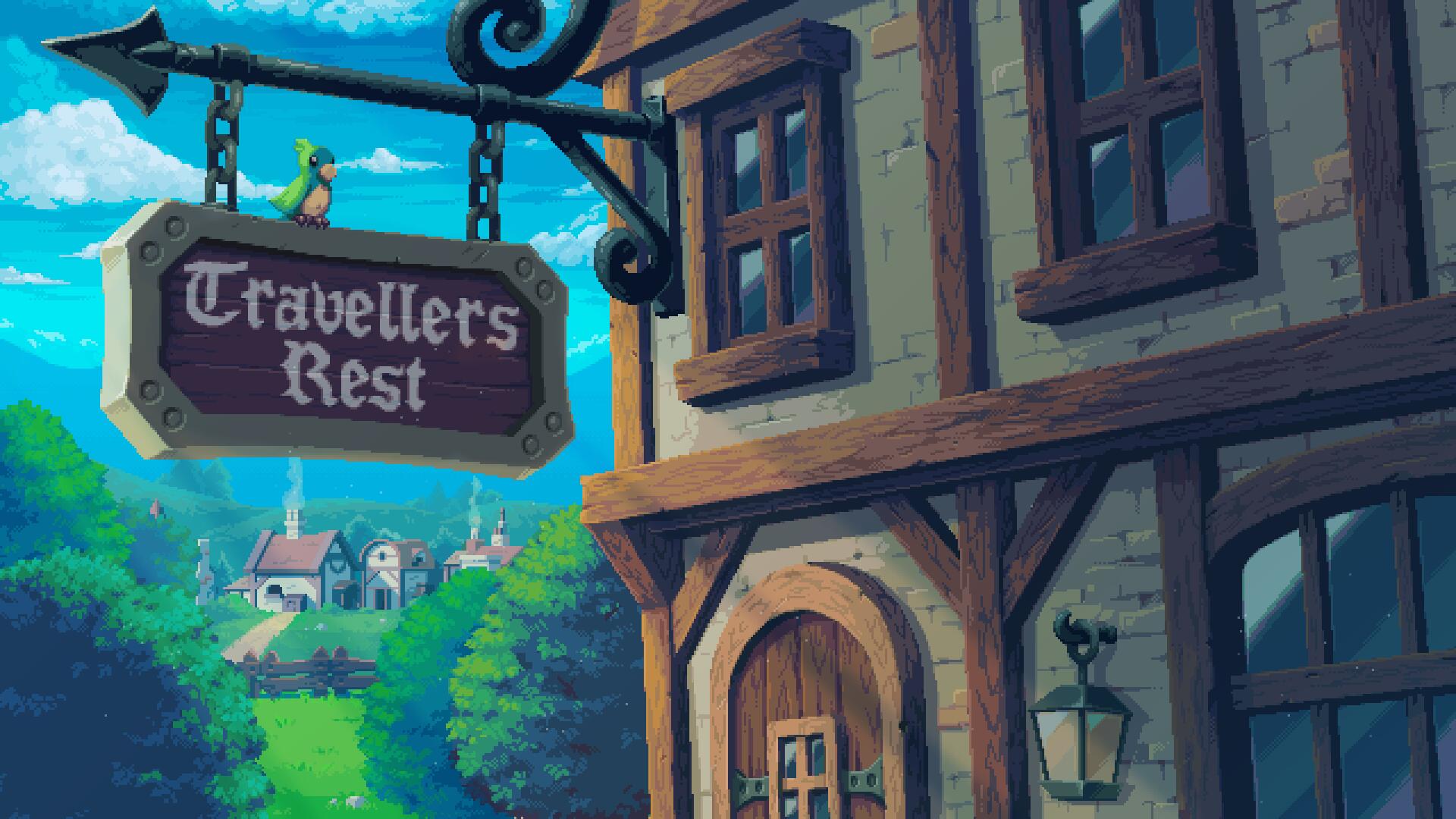 Discovery splash banner for Travellers Rest 🍺 Discord server
