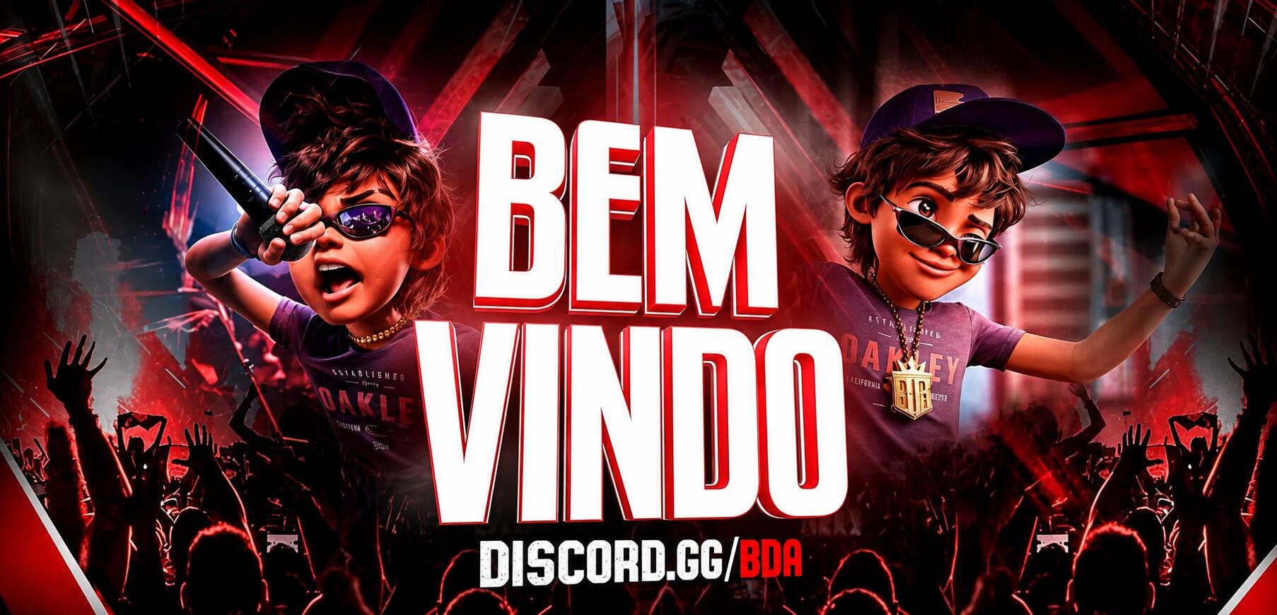 Discovery splash banner for BDA | Comunidade #22・Brasil・Conversar・Social・Call・Eventos・Futebol・Brawlhalla・GTA・FiveM・RP・Eafc・Gifs Discord server