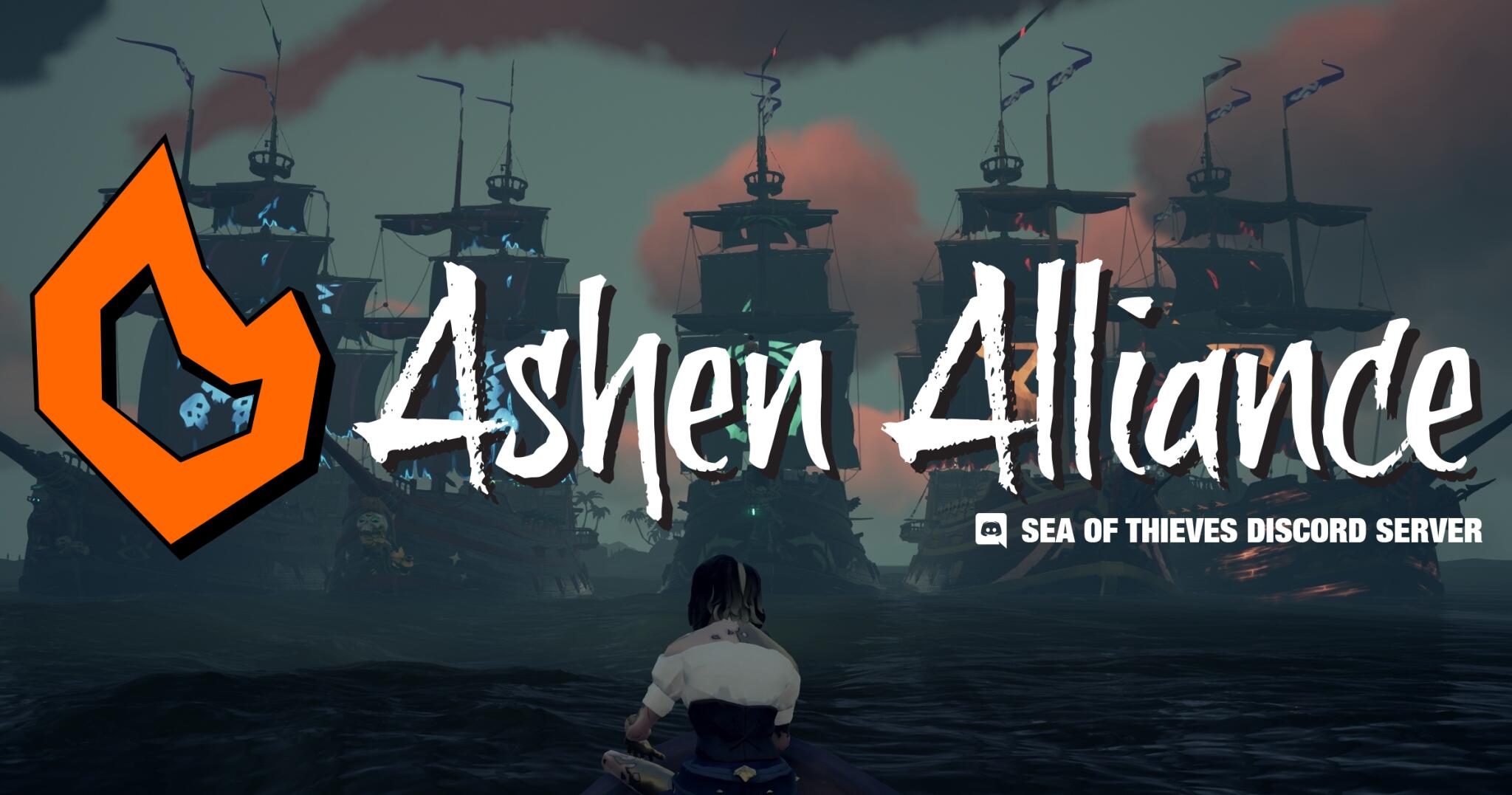 Discovery splash banner for Ashen Alliance Discord server