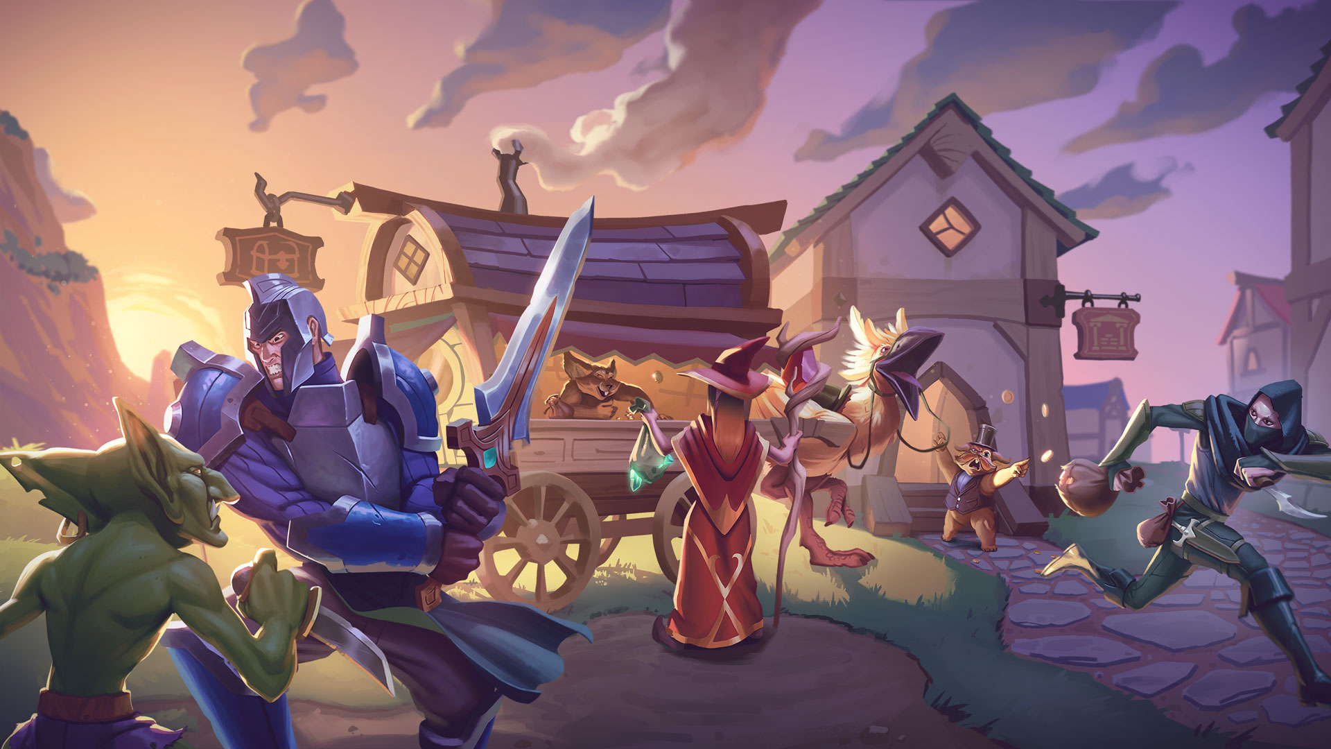 Discovery splash banner for Ravendawn Discord server