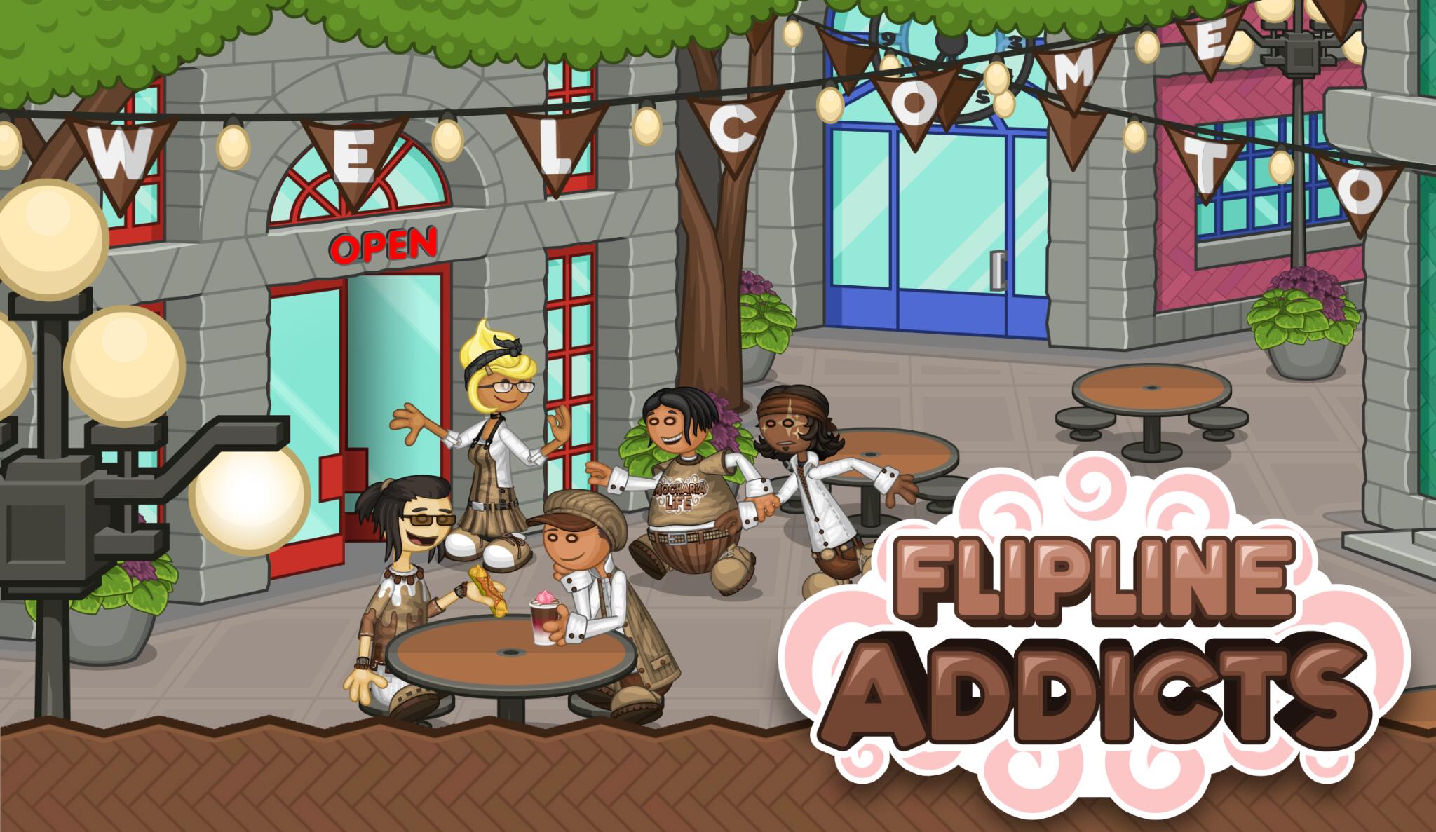 Discovery splash banner for Flipline Addicts 🎃 Discord server