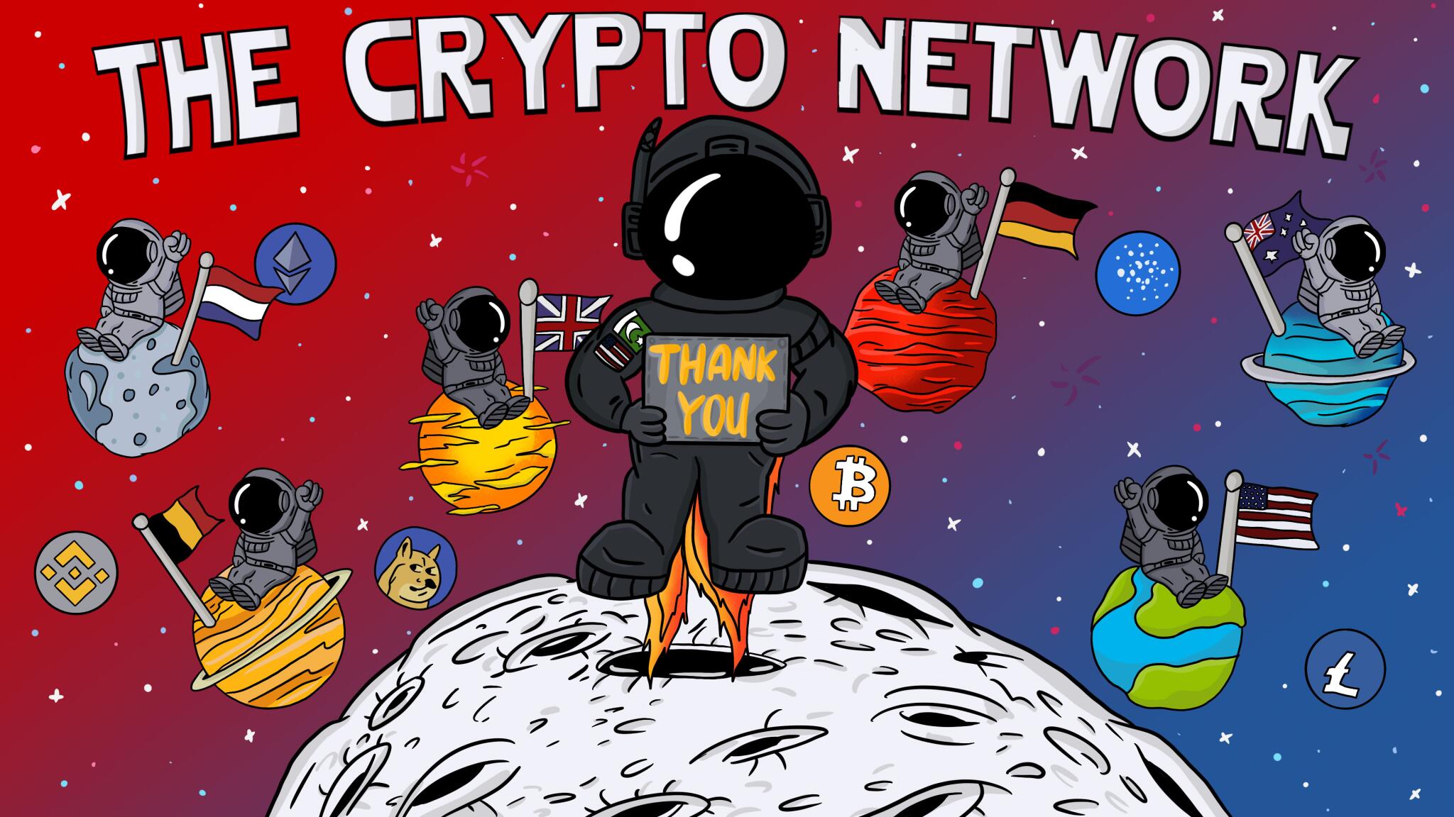 Discovery splash banner for The Crypto Network™ - Digital Currency Experts Discord server
