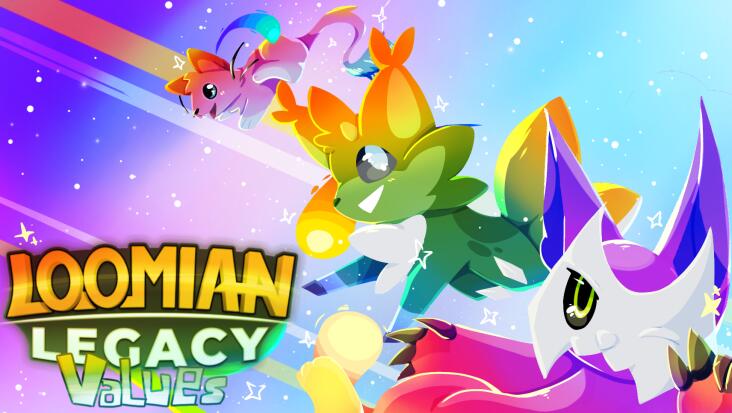Discovery splash banner for Loomian Legacy Values Discord server