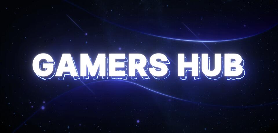 Discovery splash banner for Gamers Hub Discord server