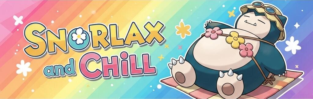 Discovery splash banner for Snorlax & Chill Discord server