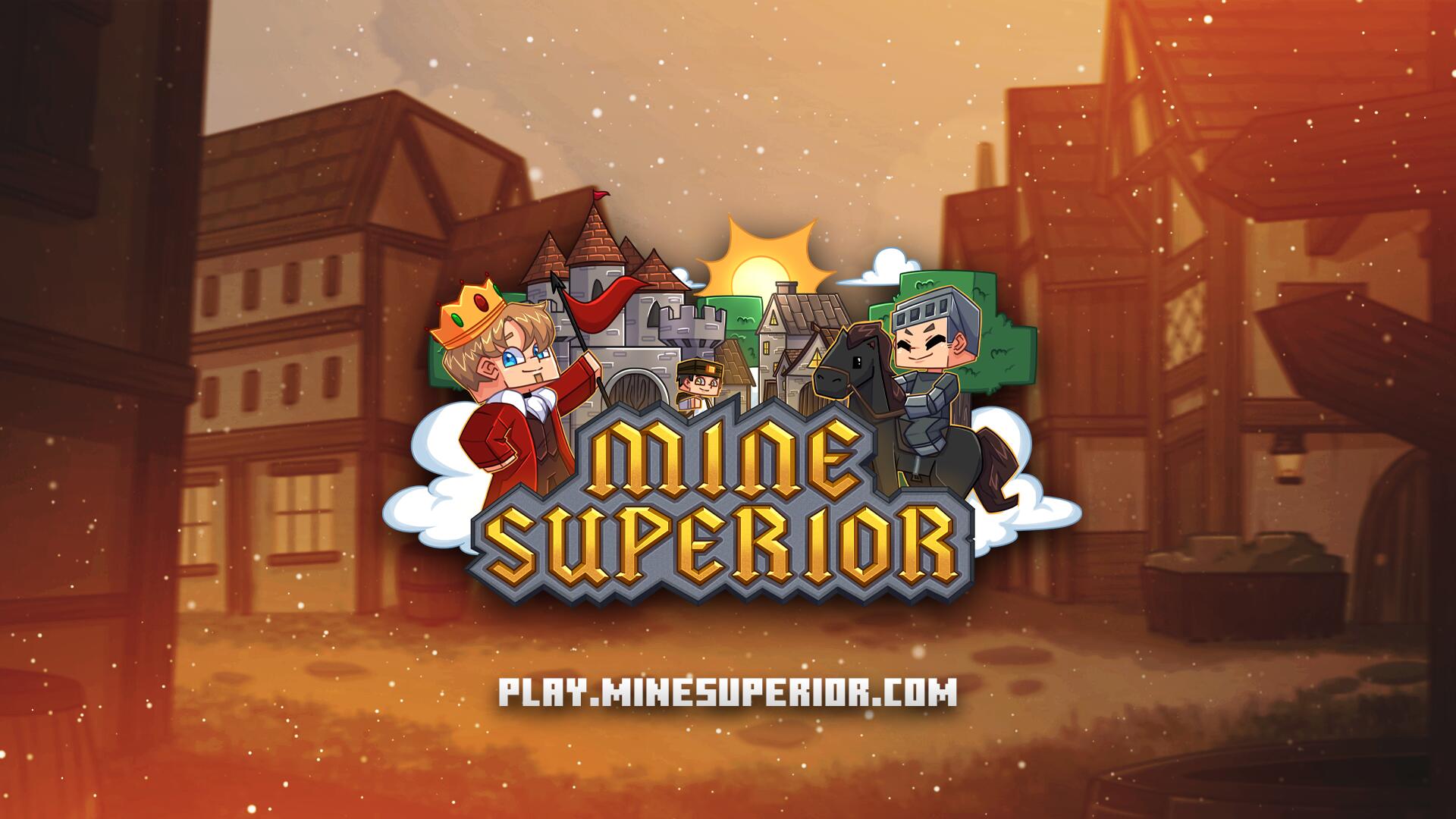 Discovery splash banner for MineSuperior Discord server